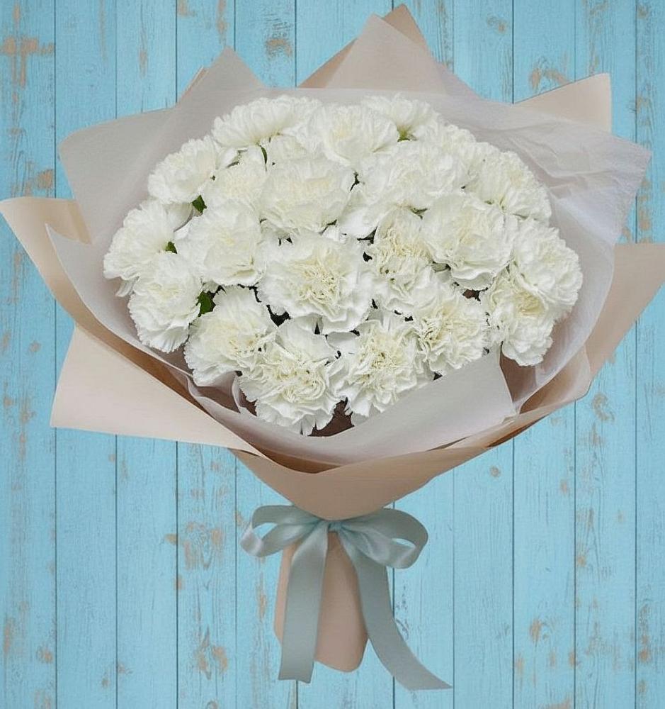 Букет цветов из: Гвоздики в Воронежской