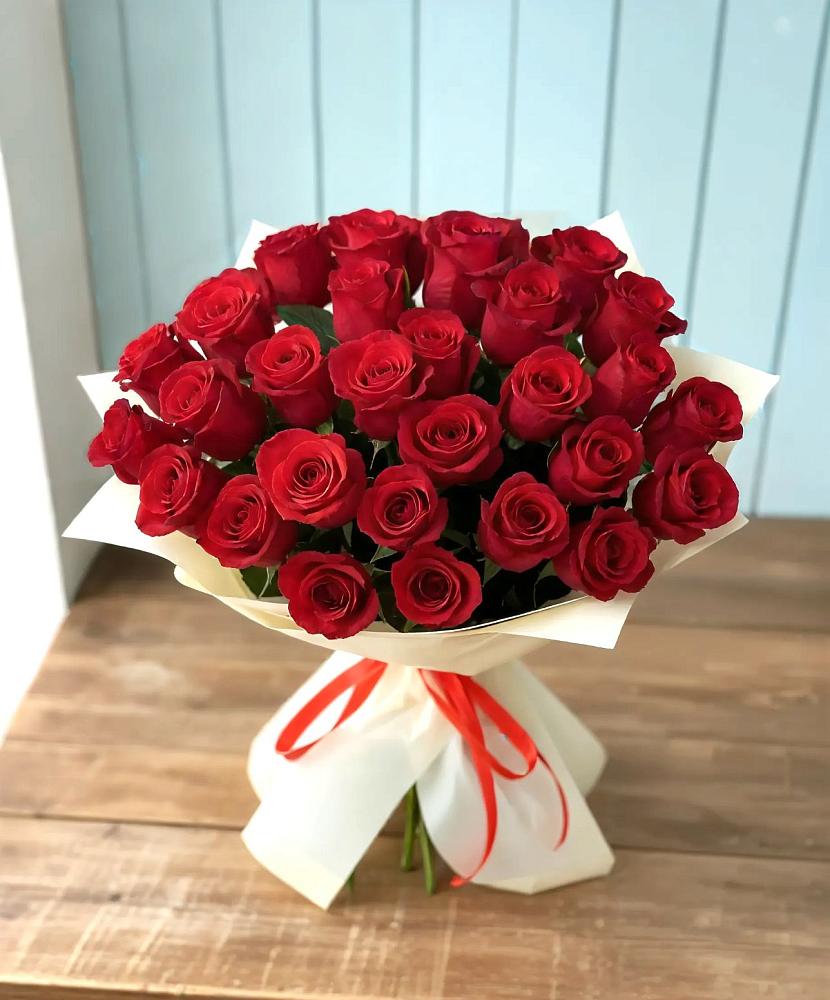 Букет 29 Красных роз в Воронежской