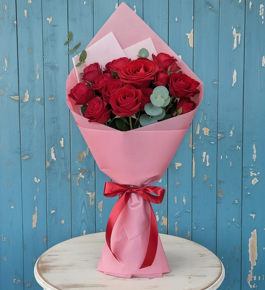 Букет цветов из: Розы в Воронежской