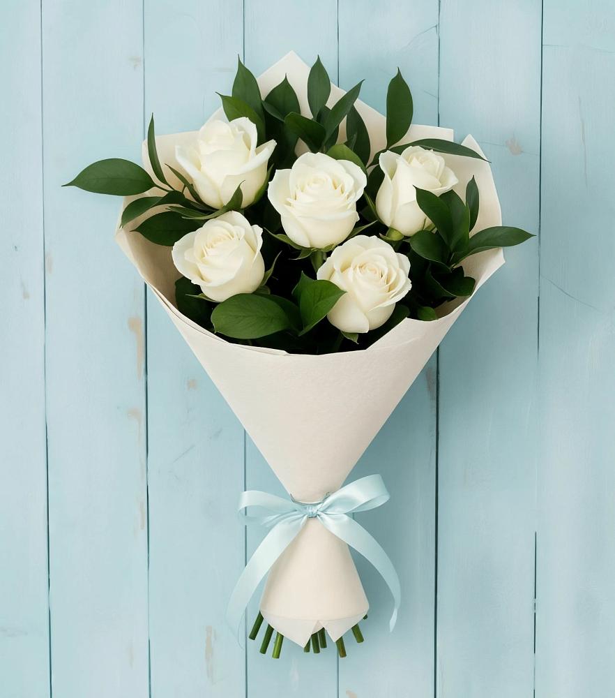 Букет цветов из: Розы в Воронежской