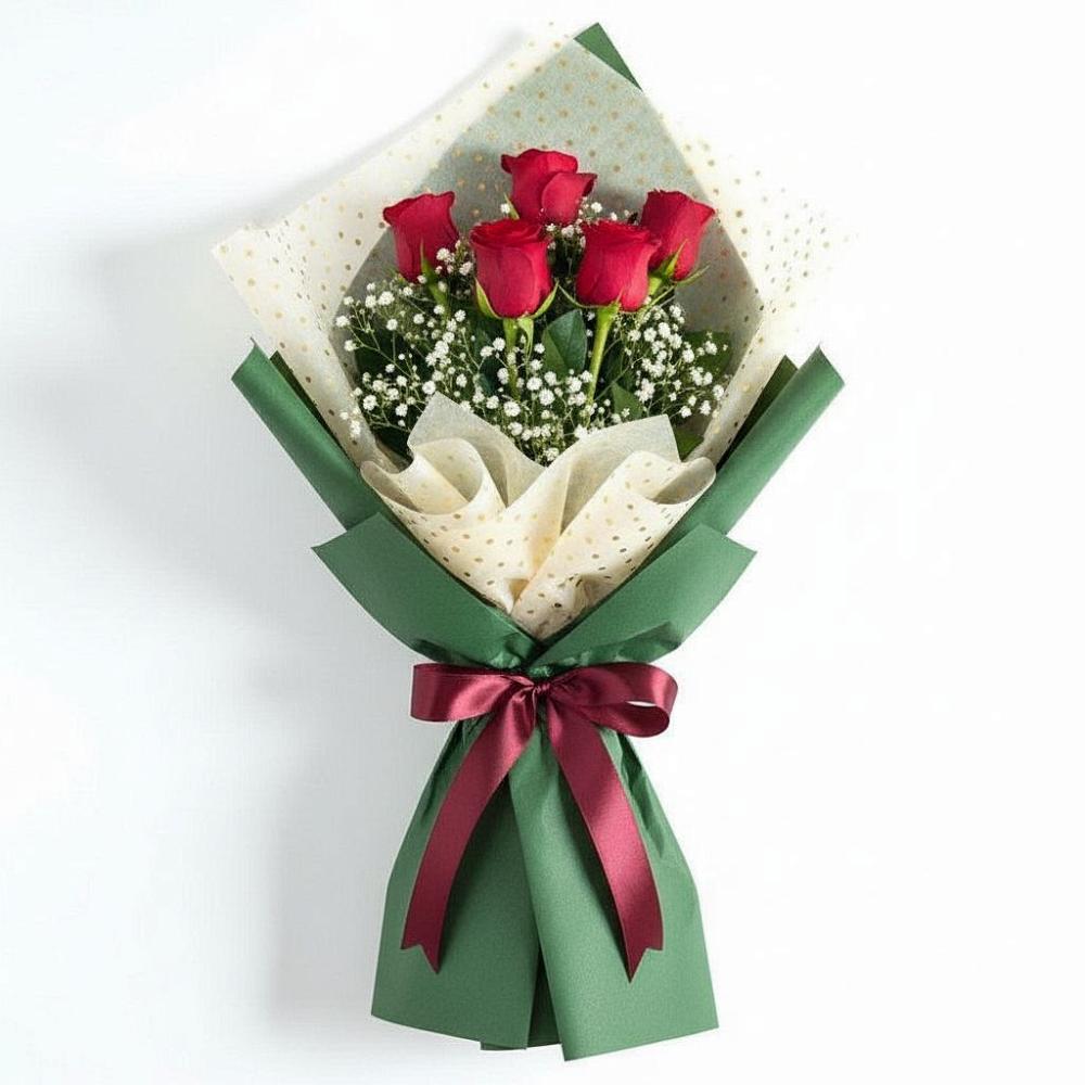 Букет цветов из: Розы в Воронежской