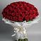 Букет 101 Красная роза Блэк Мэджик в Воронежской