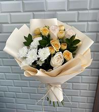 Букет цветов из:  Розы и Хризантемы #REPLACE_PRED# Воронежской