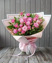 Букет Розовый кустик в Воронежской