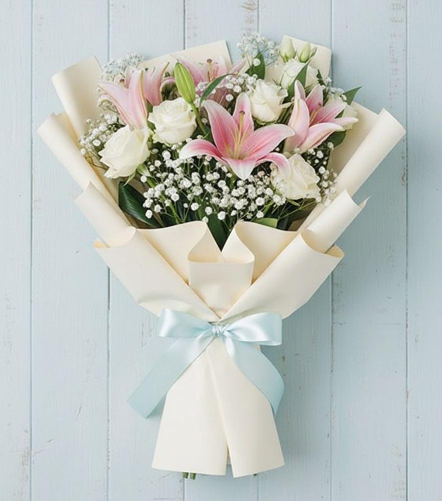 Букет цветов из: Лилии в Воронежской