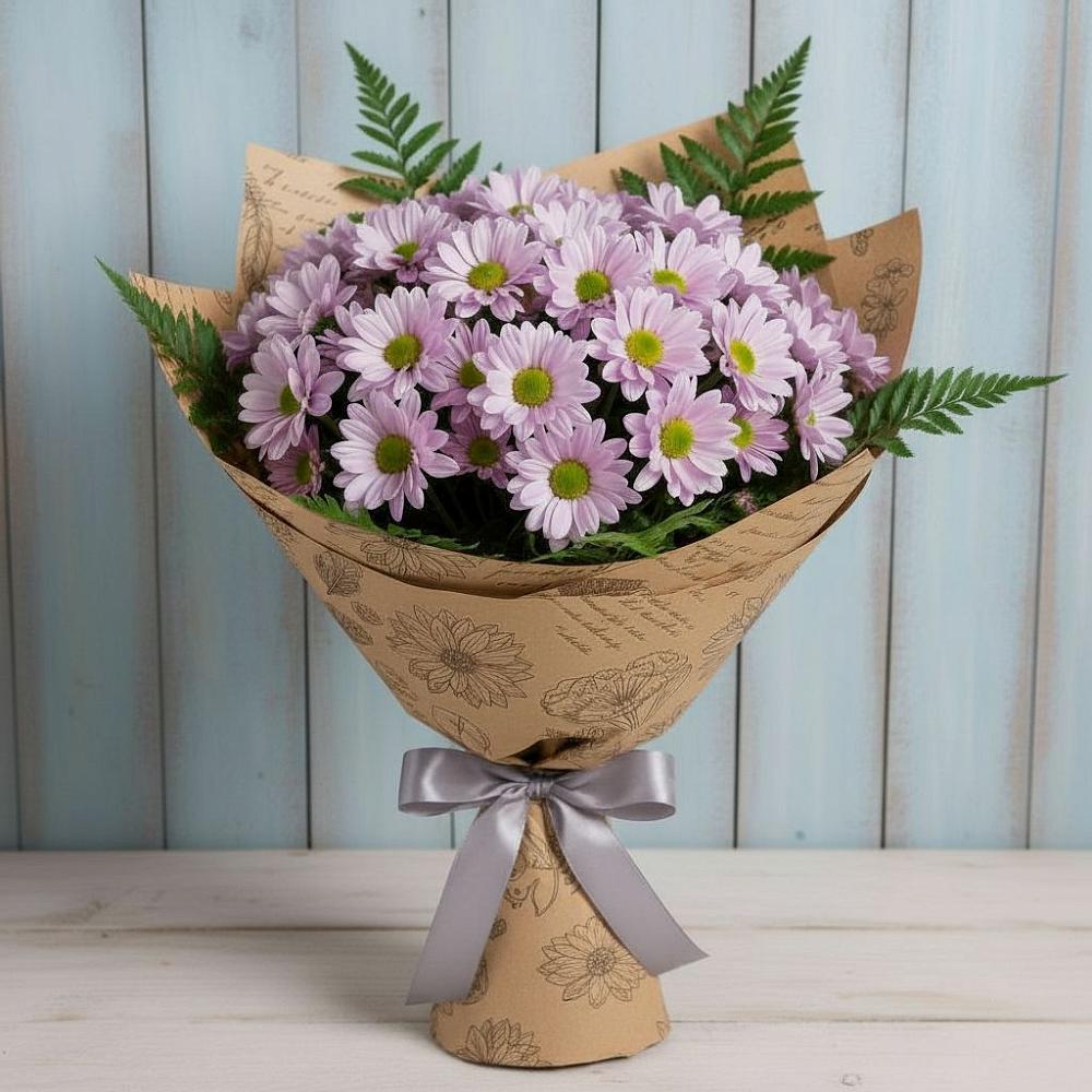 Букет цветов из: Хризантемы в Воронежской