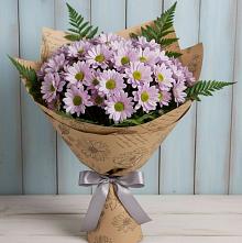 Букет цветов из:  Хризантемы #REPLACE_PRED# Воронежской