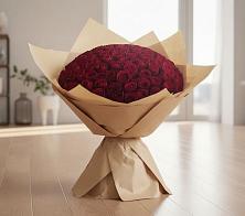 Букет 101 Красная роза в Воронежской