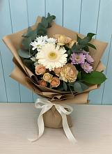 Букет цветов из:  Герберы и Хризантемы в Воронежской