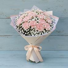 Букет цветов из:  Гвоздики #REPLACE_PRED# Воронежской