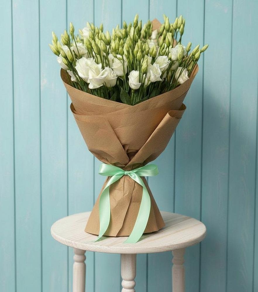 Букет цветов из: Лизиантусы в Воронежской