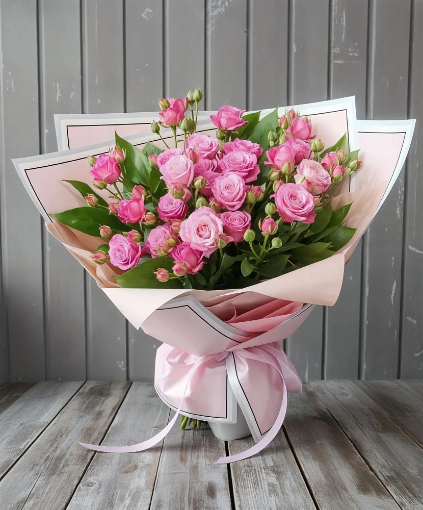 Букет Розовый кустик в Воронежской