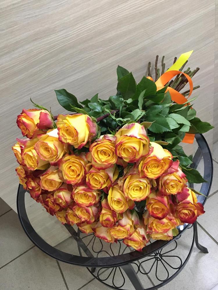 Букет Желтые розы в Воронежской