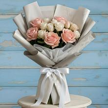 Букет цветов из:  Розы в Воронежской
