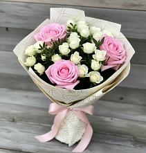 Букет цветов из:  Розы в Воронежской