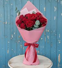 Букет цветов из:  Розы в Воронежской
