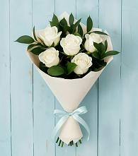 Букет цветов из:  Розы в Воронежской