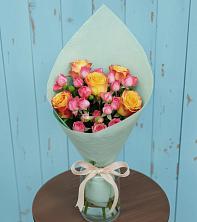 Букет цветов из:  Розы в Воронежской